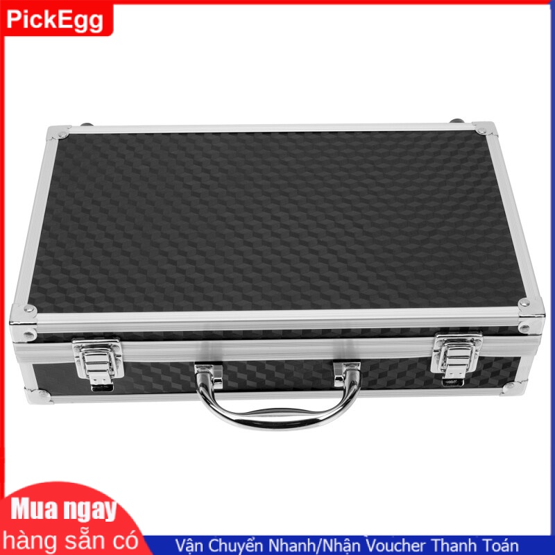 PickEgg Convenient Microphone Suitcase Wireless Microphone Storage Organizer Box