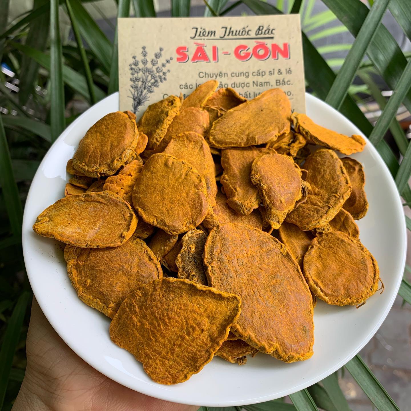[HCM]NGHỆ VÀNG THÁI LÁT SẤY KHÔ 100GRAM