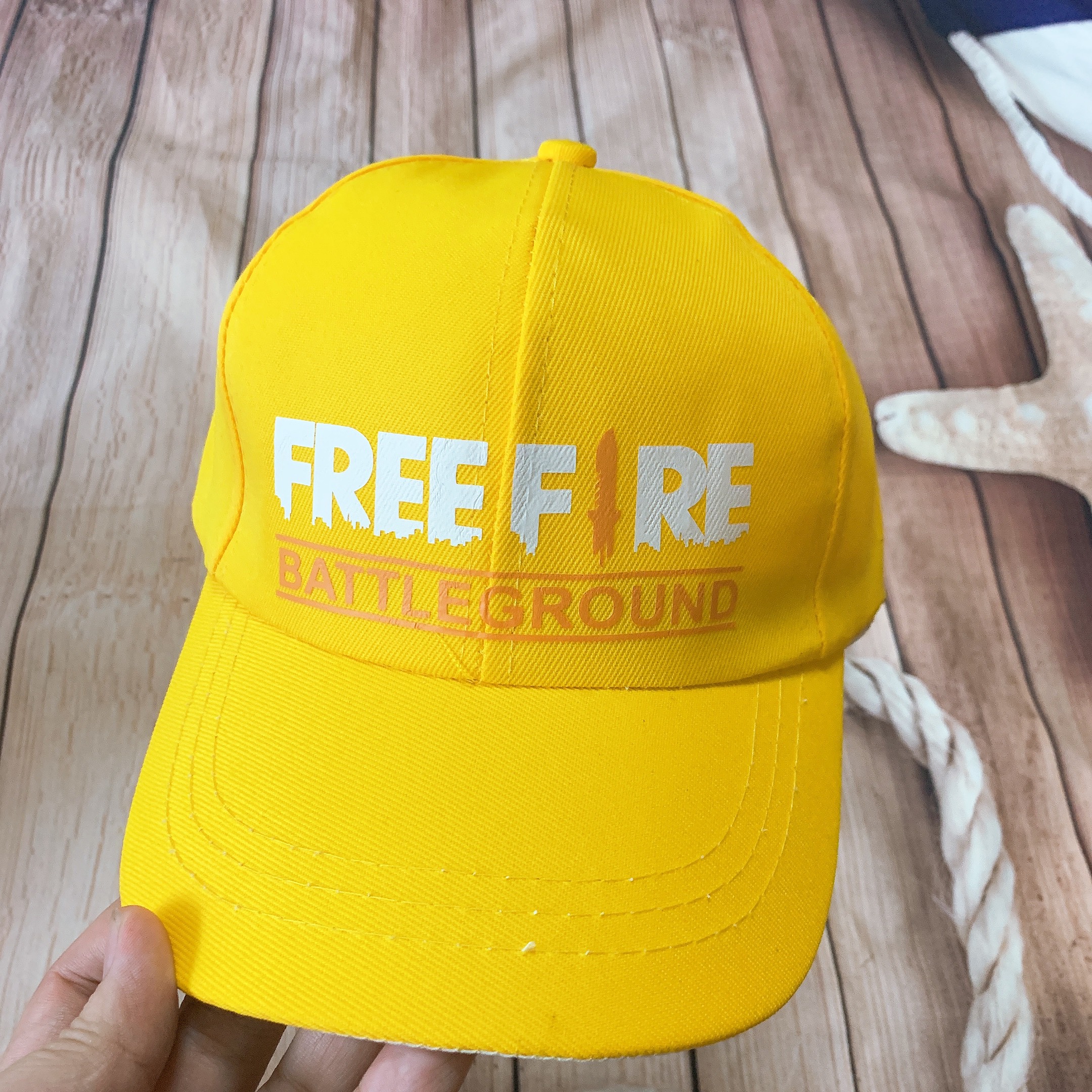 [FREE FIRE] Mũ In  hình LOGO FF chất liệu Kaki SIÊU CHẤT