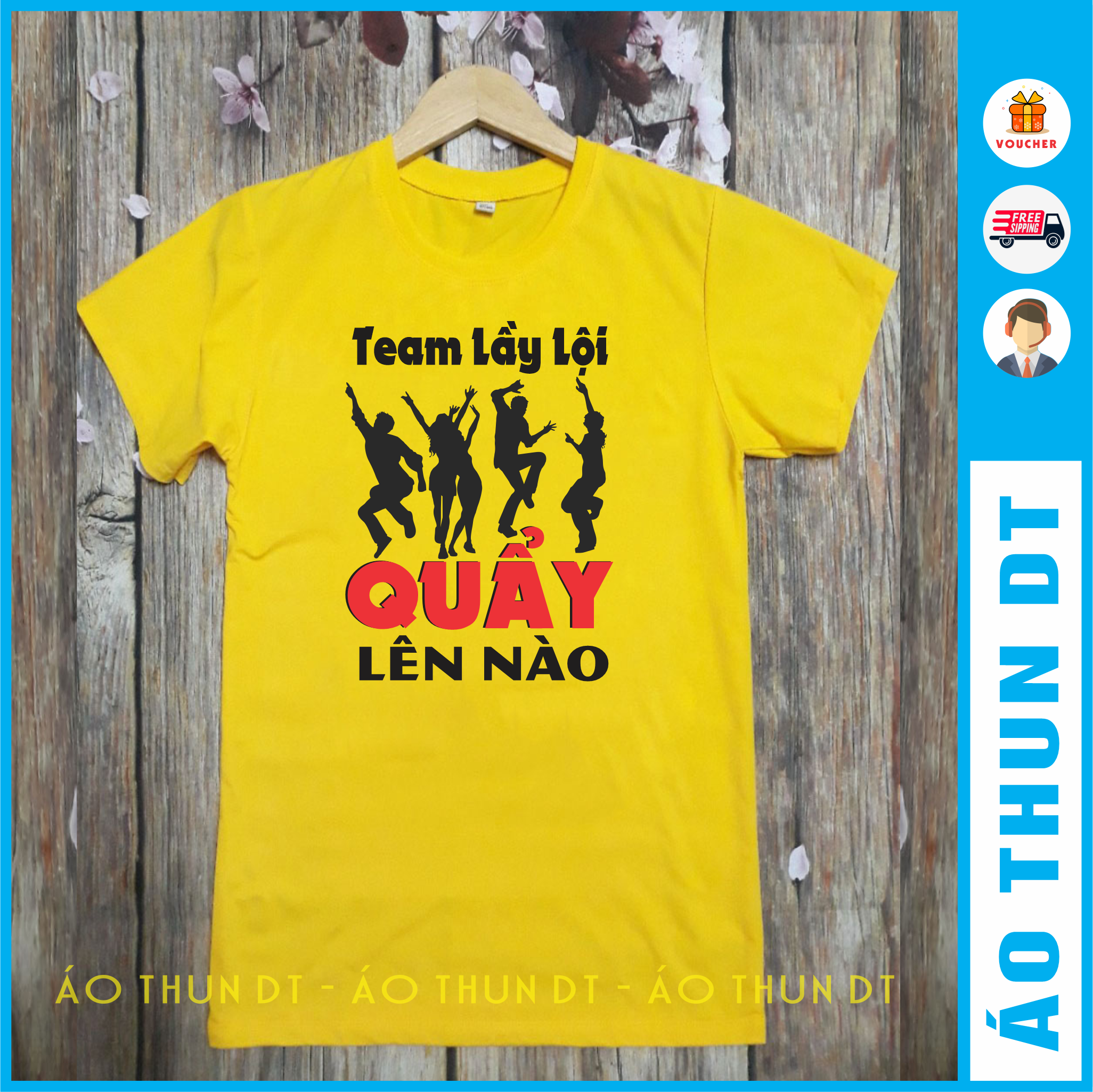 Áo thun nhóm - Quẩy lên nào