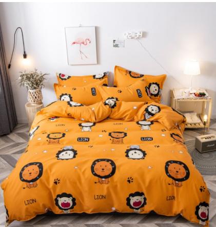 (FreeShip MAX) Ga trải giường,Drap ga giường vải cotton poly,đủ kích thước mẫu sư tử Kovico Kho chăn ga gối, ga giường, drap giường hà nội