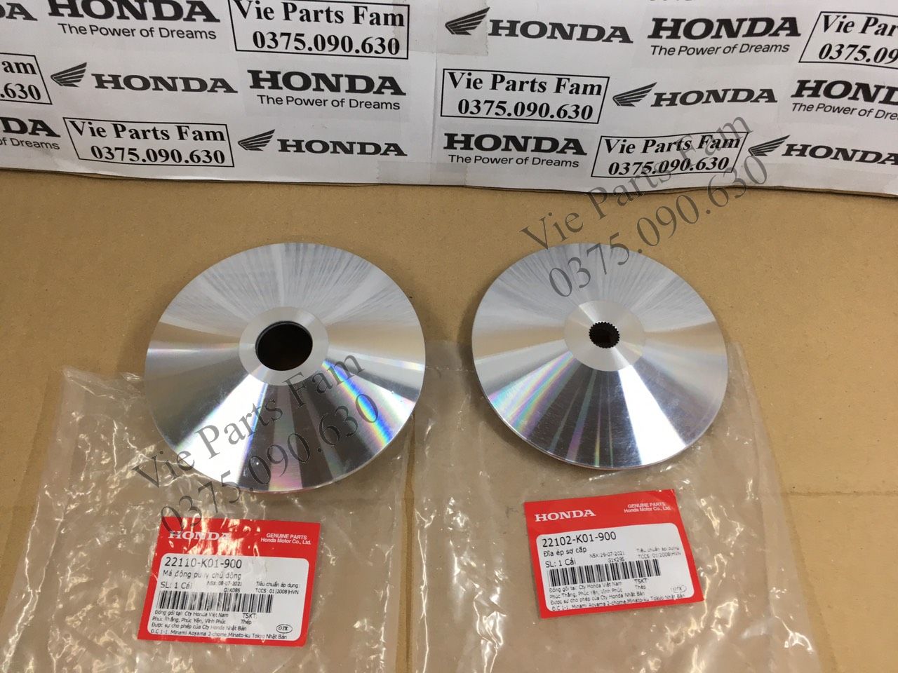 Nồi Trước Sh Việt Lên cho Vario, Ab, Click Bao Ngon Din Honda 100% (Chén đựng bi và cánh quạt)