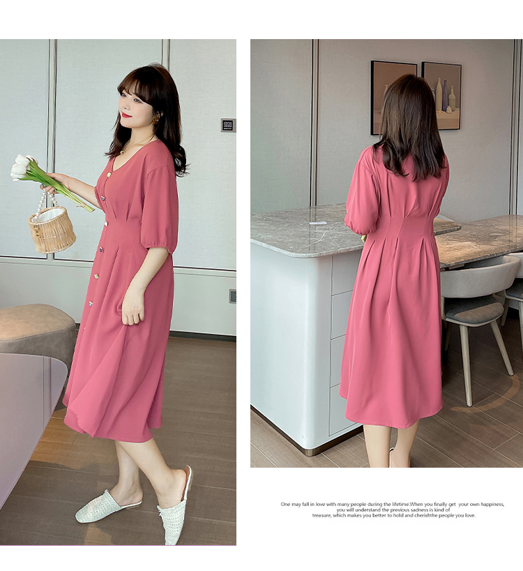 Đầm xòe tiểu thư bigsize cao cấp - BSa1121