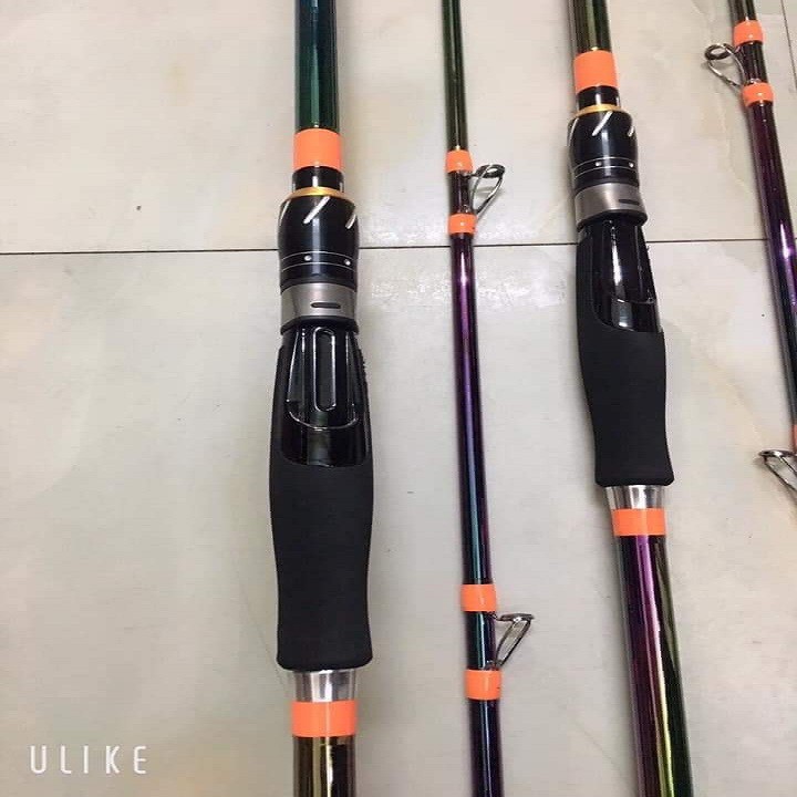 Cần câu lure 2 khúc Daiki 7 màu  (cam kết bán hàng chất lượng có bảo hành)