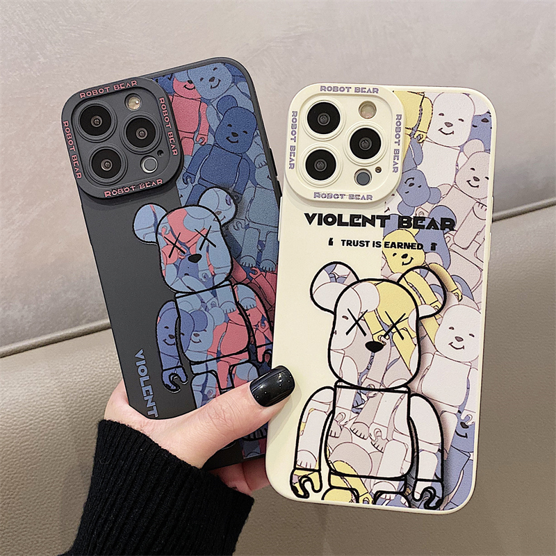 Ốp Lưng Basic Camera Nổi - Mẫu Violent Bear