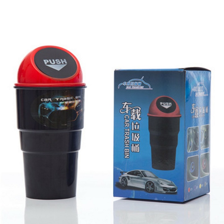 Thùng Rác Cốc Đựng Rác Mini Trên Xe Ô Tô