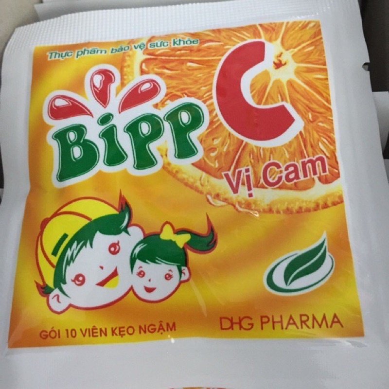 Kẹo ngậm vitamin C - Bipp C (Gói 10 viên)