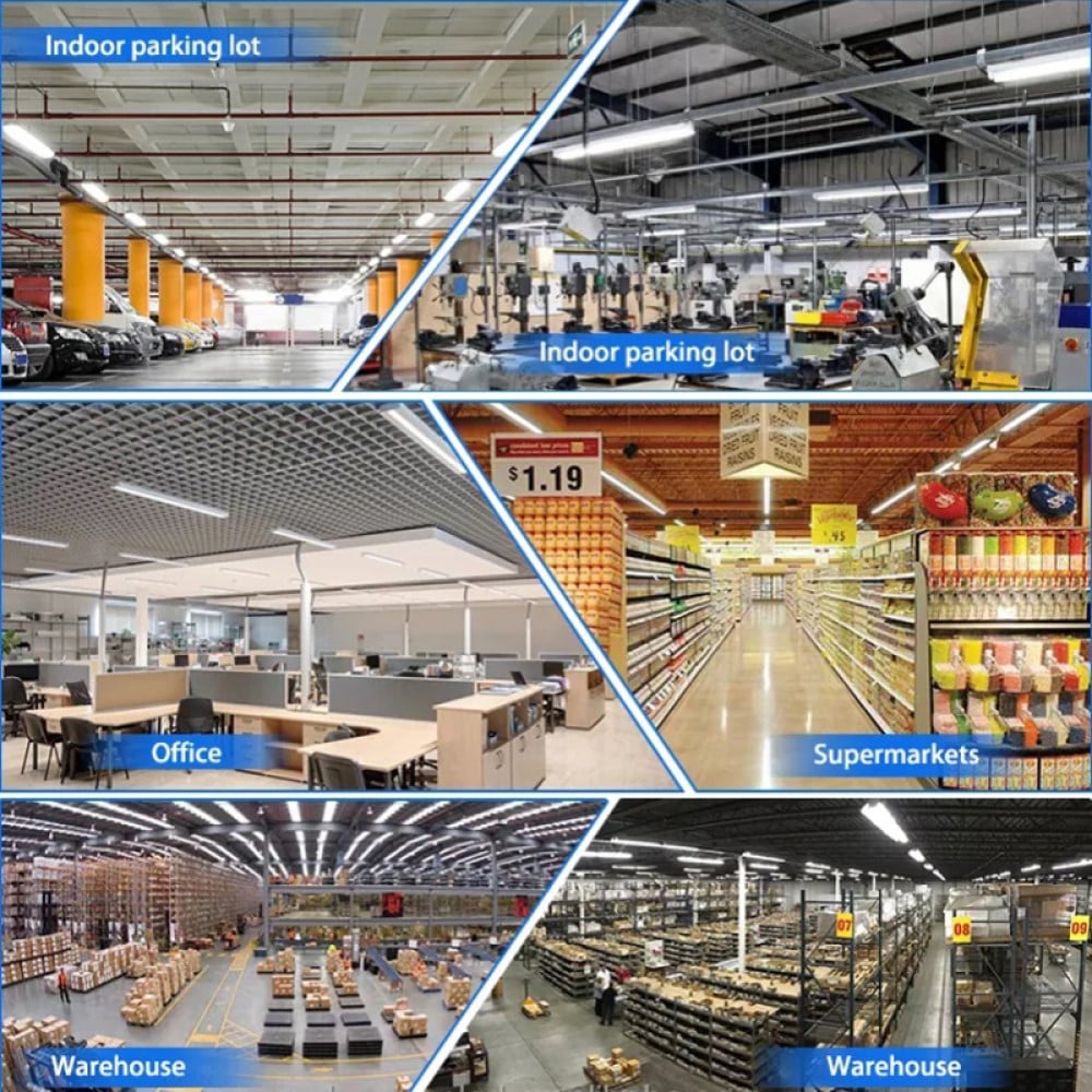 combo 4 bộ led tuýp bán nguyệt 1.5m 48w