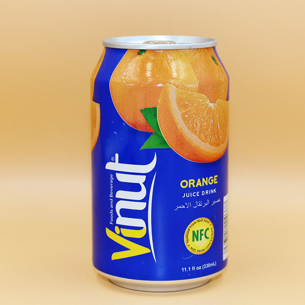 [LỐC 6 LON] Nước Ép Cam Vinut 330ml