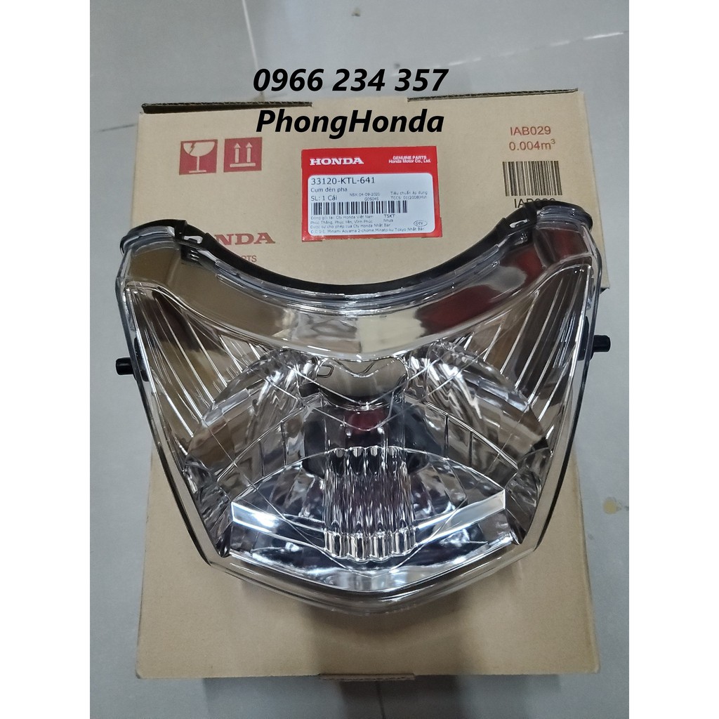 Pha đèn Wave RS100 ,Wave S100 , Wave A 100, Wave cá 100, Future X, Wave A 110 (2017-2021), Chính hiệu Honda Motor VN