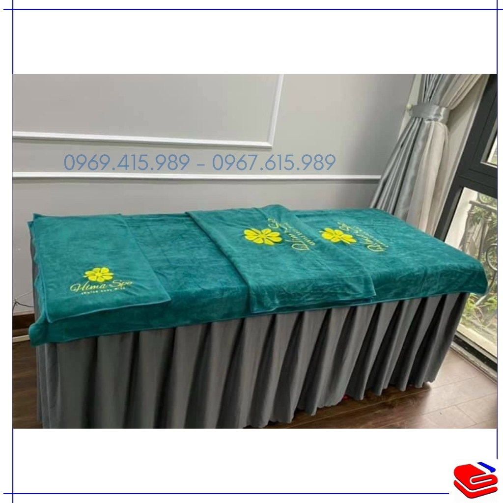 Combo Bộ khăn spa cao cấp đầy đủ - màu sắc đa dạng