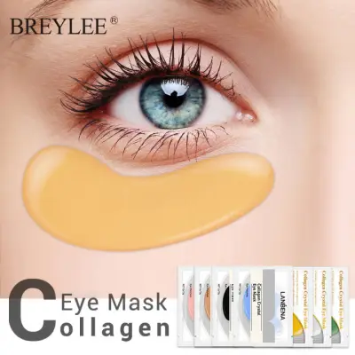 BREYLEE Mặt nạ mắt Collagen và vàng 24k giúp xóa mờ quầng thâm, bọng mắt đồng thời nâng cơ và chăm sóc đôi mắt, phù hợp mọi loại da