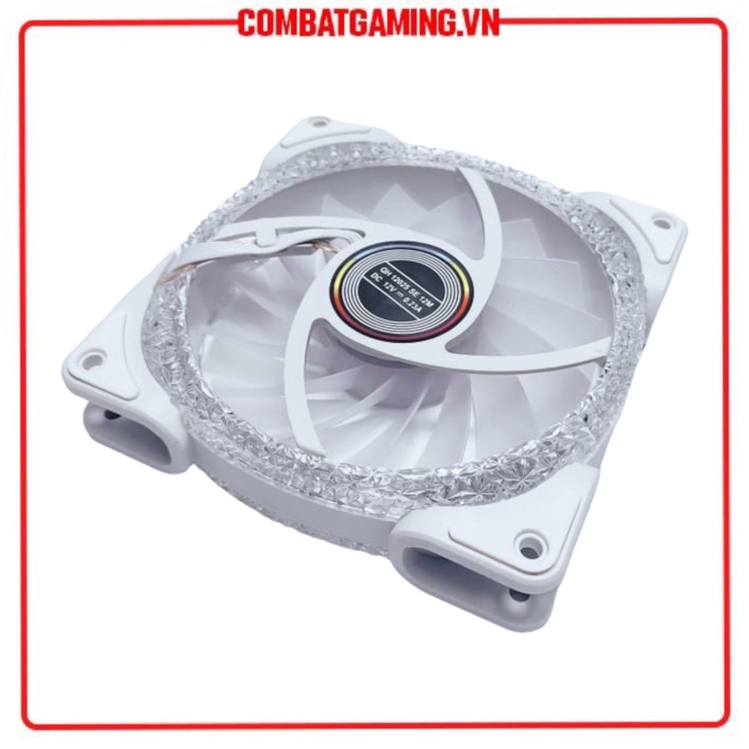 Bộ Kit 3 Fan - 6 Fan Coolmoon Diamond U1 White ARGB (Kèm Hub Coolmoon Sync Main)