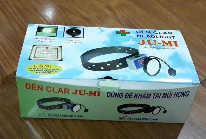 Đèn CLAR JU-MI dùng pin sạc