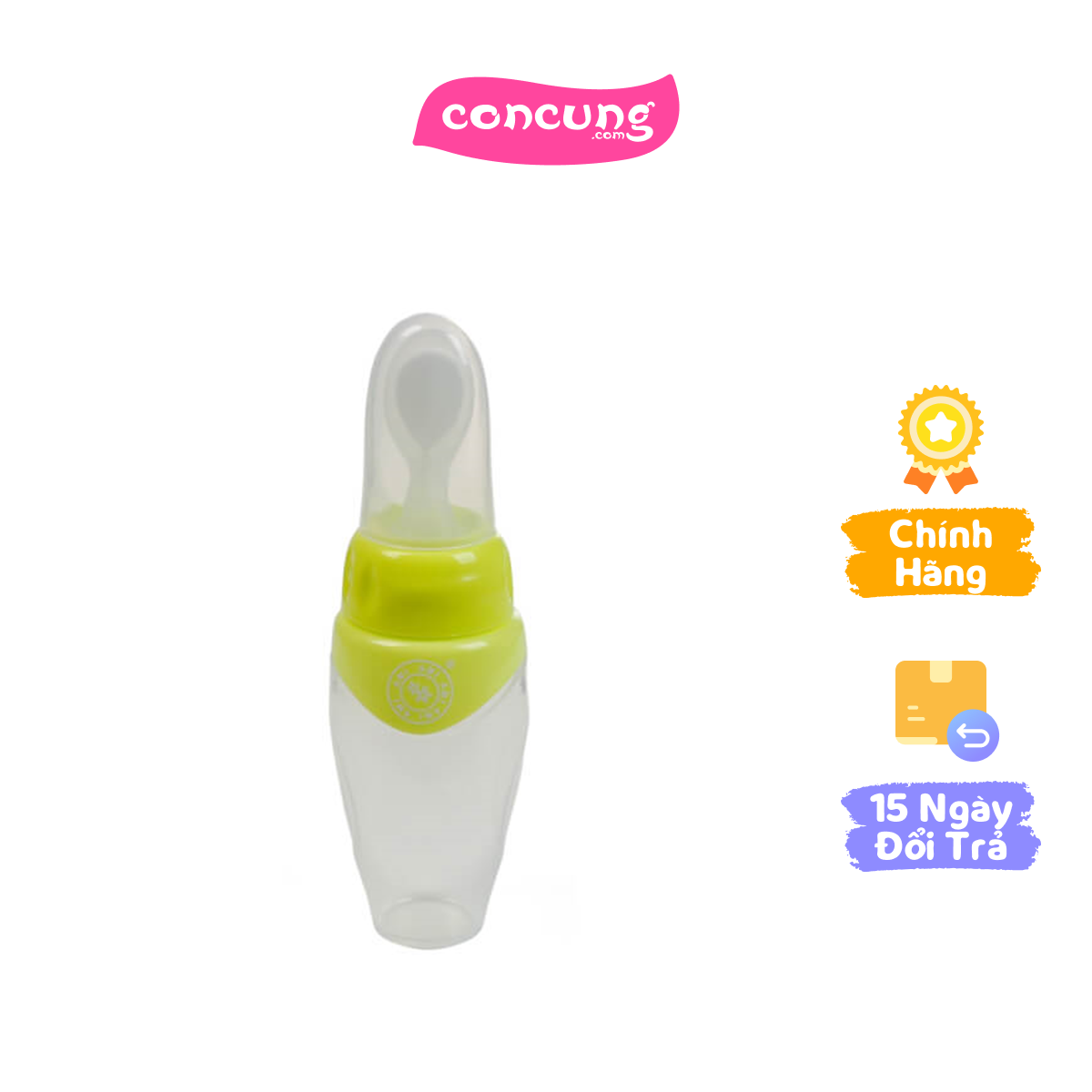 Bình muỗng ăn dặm silicone mềm 150ml, am55103