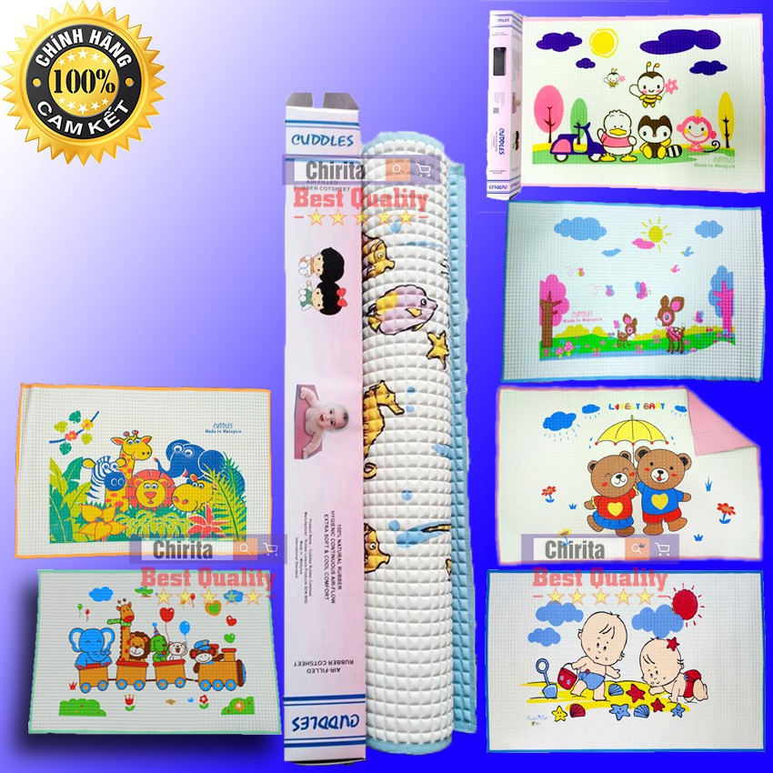 Đệm Nước Cho Bé Cuddles (90x60cm) Nệm Cao Su cho Bé