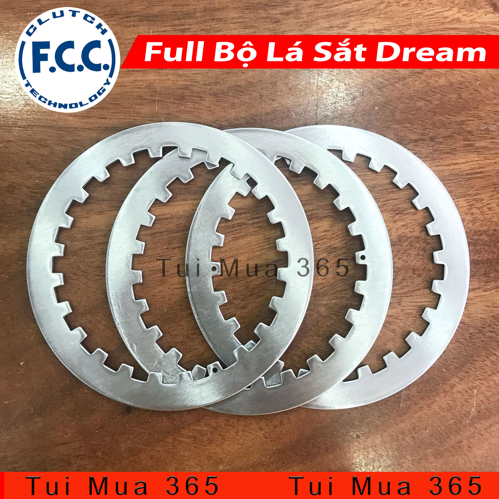 [HCM]Bộ 3 Lá Sắt FCC Honda Dream