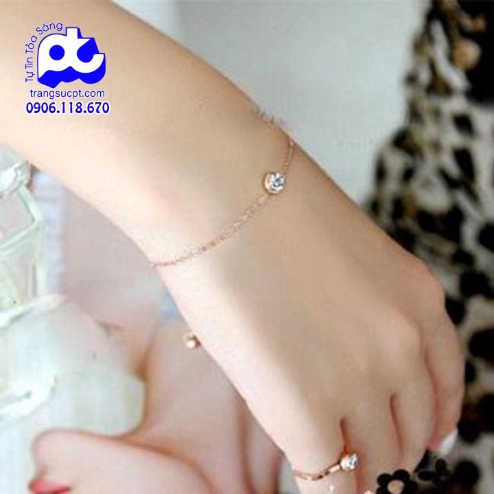 Lắc tay nữ titan cao cấp thép không gỉ - LTTNU8