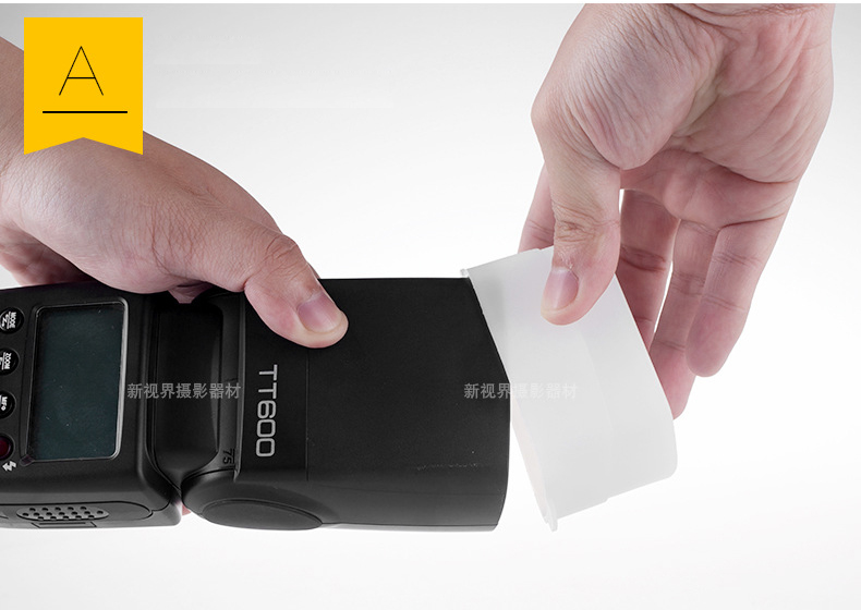 Tản sáng Omni bounce cho flash speedlite