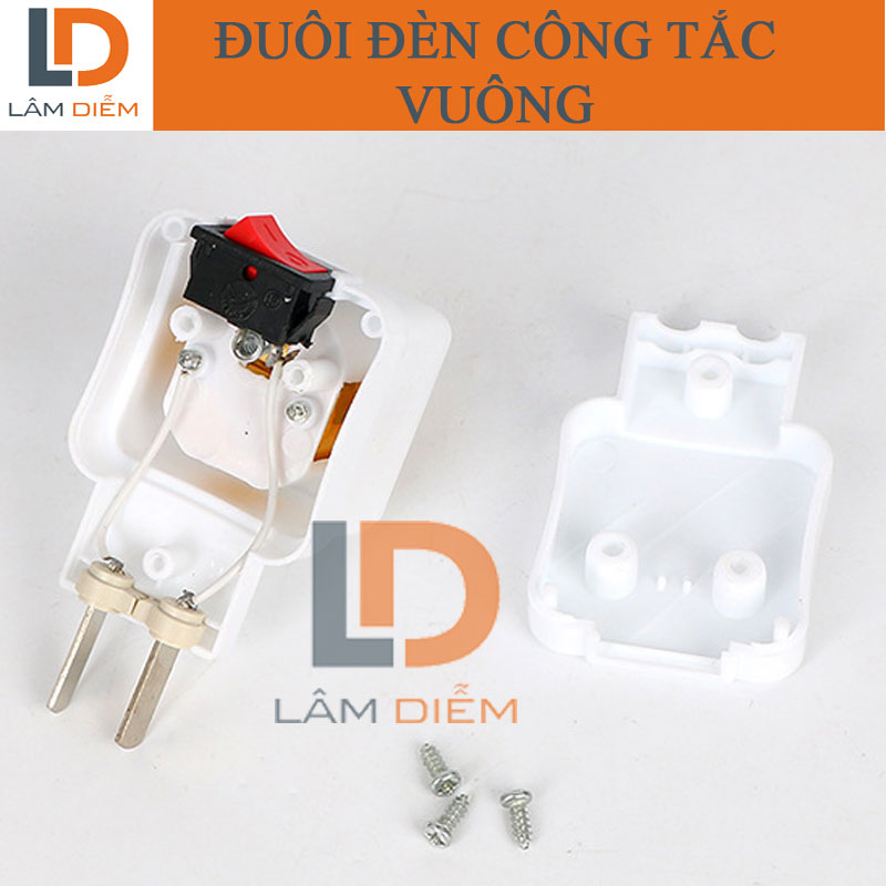 Đuôi đèn e 27 có công tắc E304