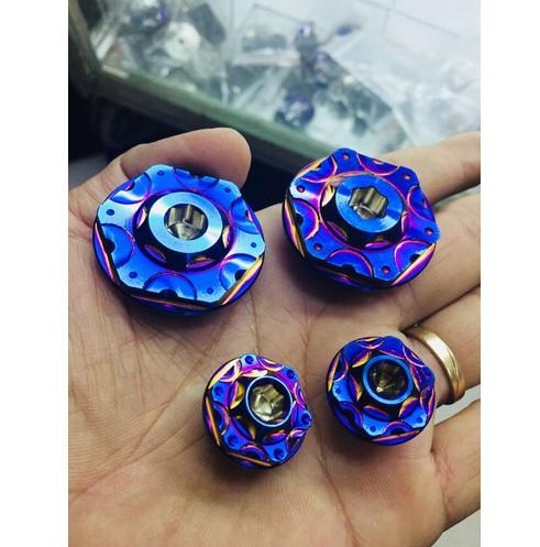 [HCM]Ốc mâm lửa salaya xanh titan gắn xe sirius  exciter 135