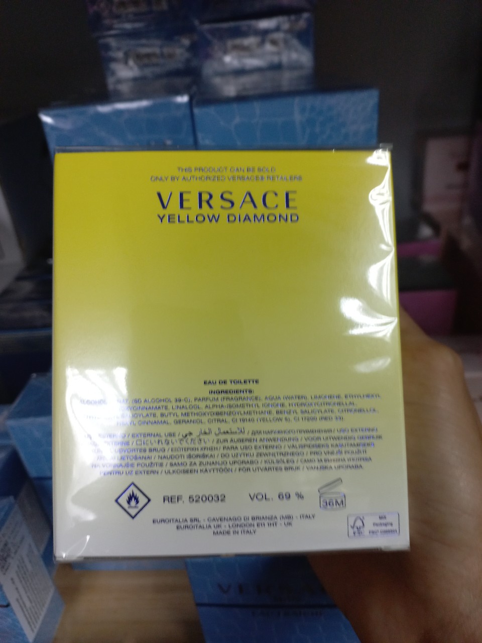 Nước Hoa nữ : Versace Yellow Diamond, 90ml