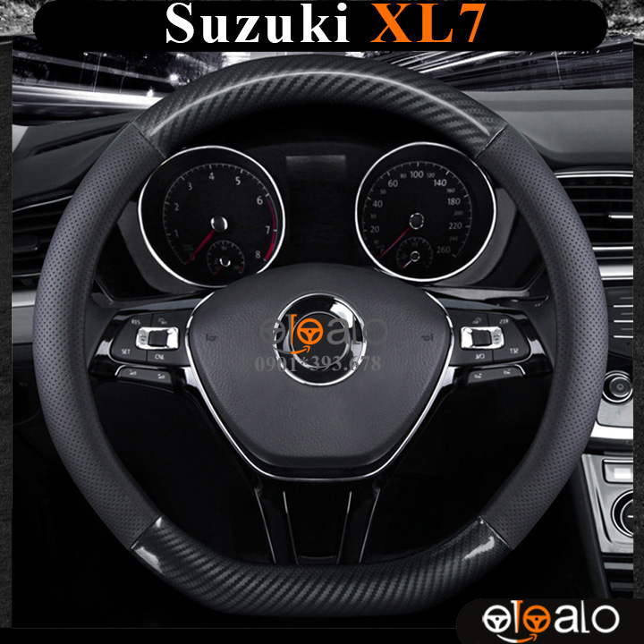 Bọc vô lăng xe ô tô Suzuki XL7 Da PU CAO CẤP - OTOALO
