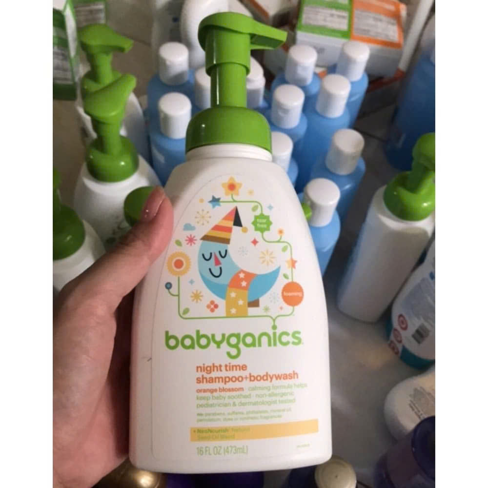 Tắm gội trẻ em Babyganics 473ml