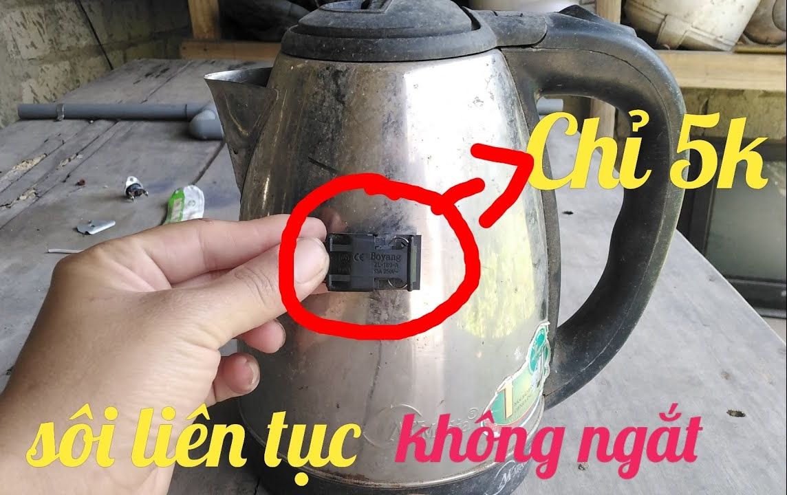 Công tắc ấm siêu tốc loại tốt - Role bình đun nước , Chân Bình đun siêu tốc - đế ấm nước siêu tốc - Điện Máy giá Rẻ Store