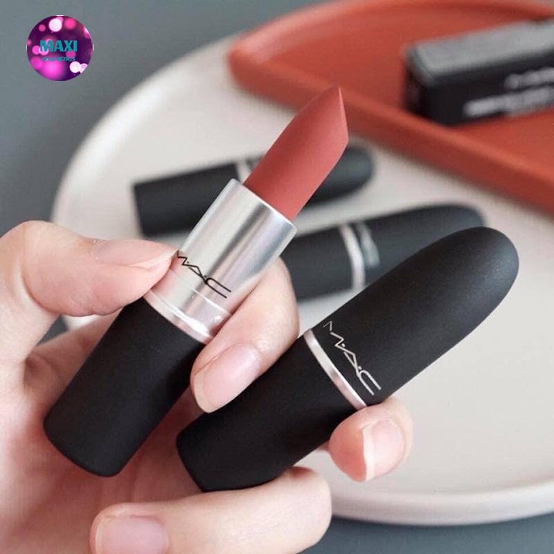 Son Mac Powder Kiss Màu Devoted to Chili 316 - Đỏ Đất