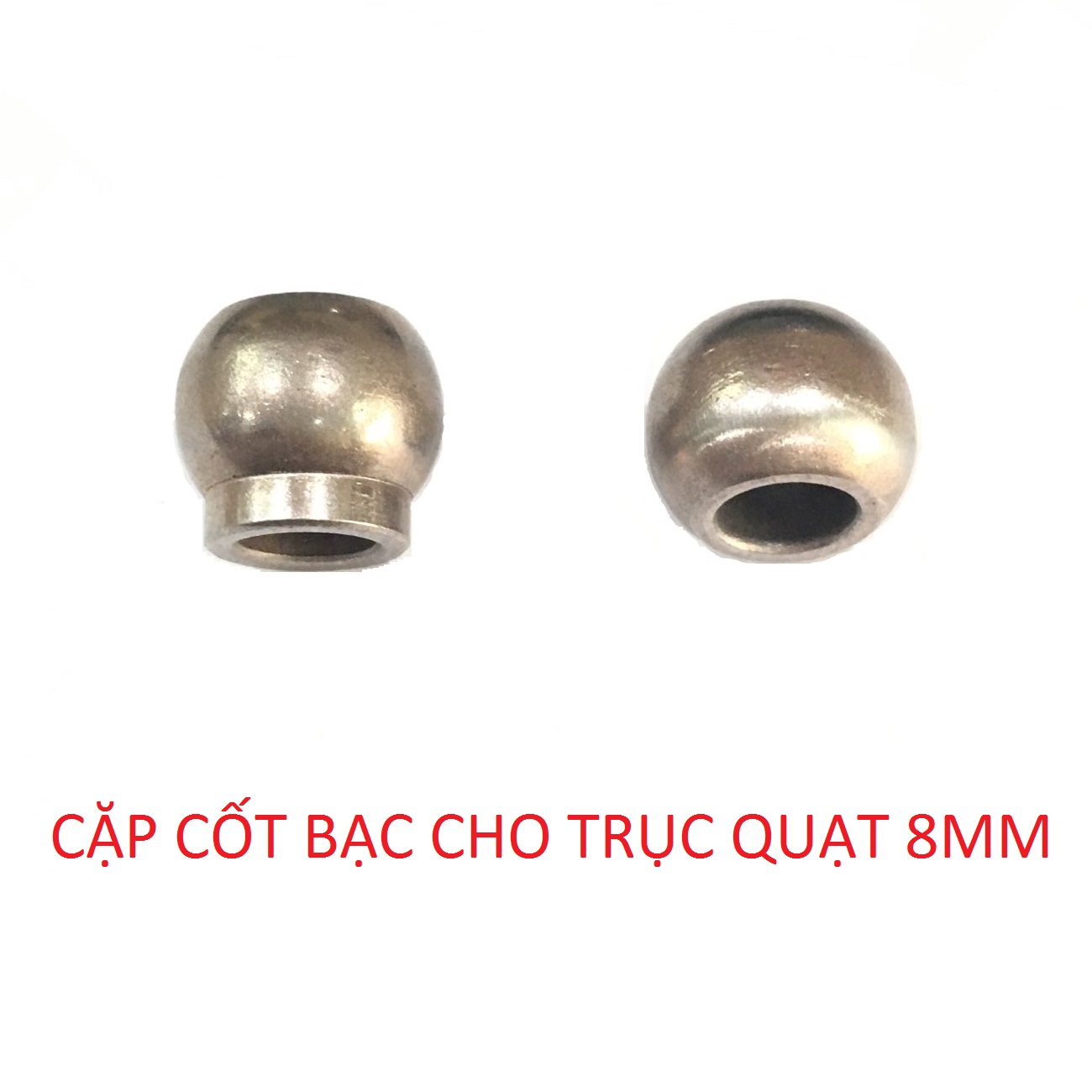 CẶP CỐT BẠC CHO TRỤC QUẠT 8MM (3 CẶP)