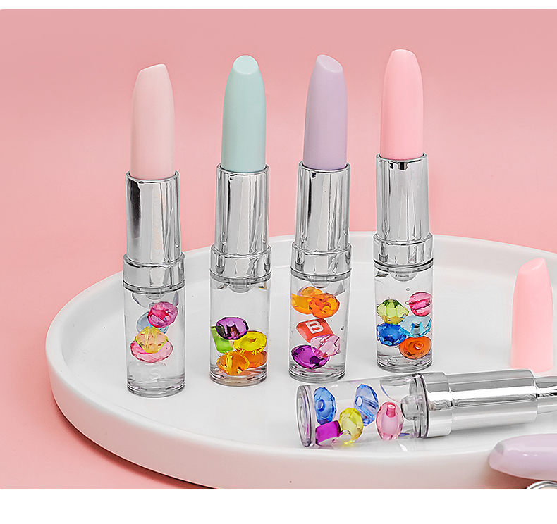 [HCM]COMBO 4 BÚT GEL KIỂU - MỰC XANH - HÌNH THỎI SON