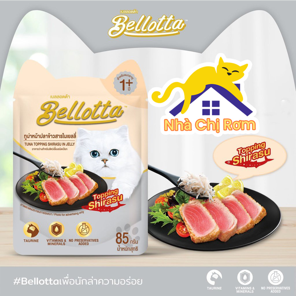 Pate Bellotta cho mèo gói 85g