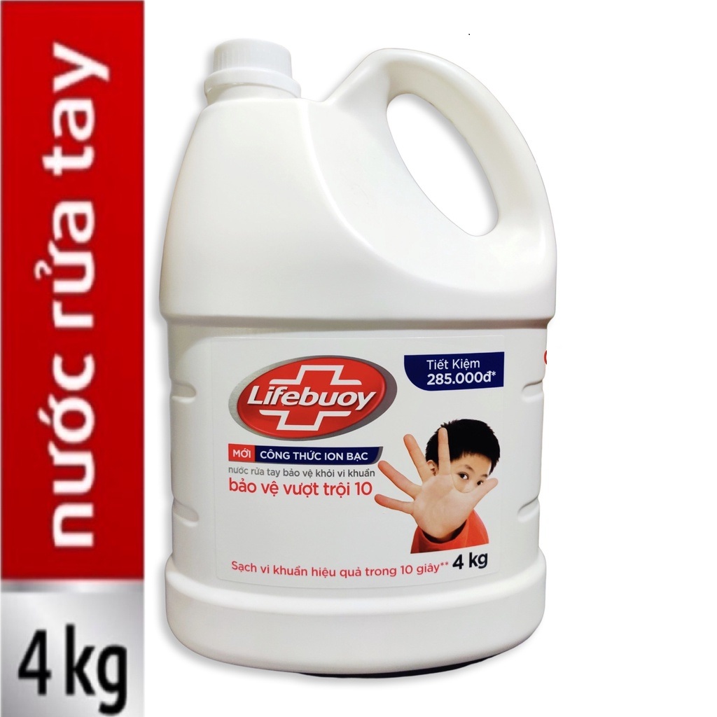 Nước rửa tay diệt khuẩn lifebouy - can 4kg