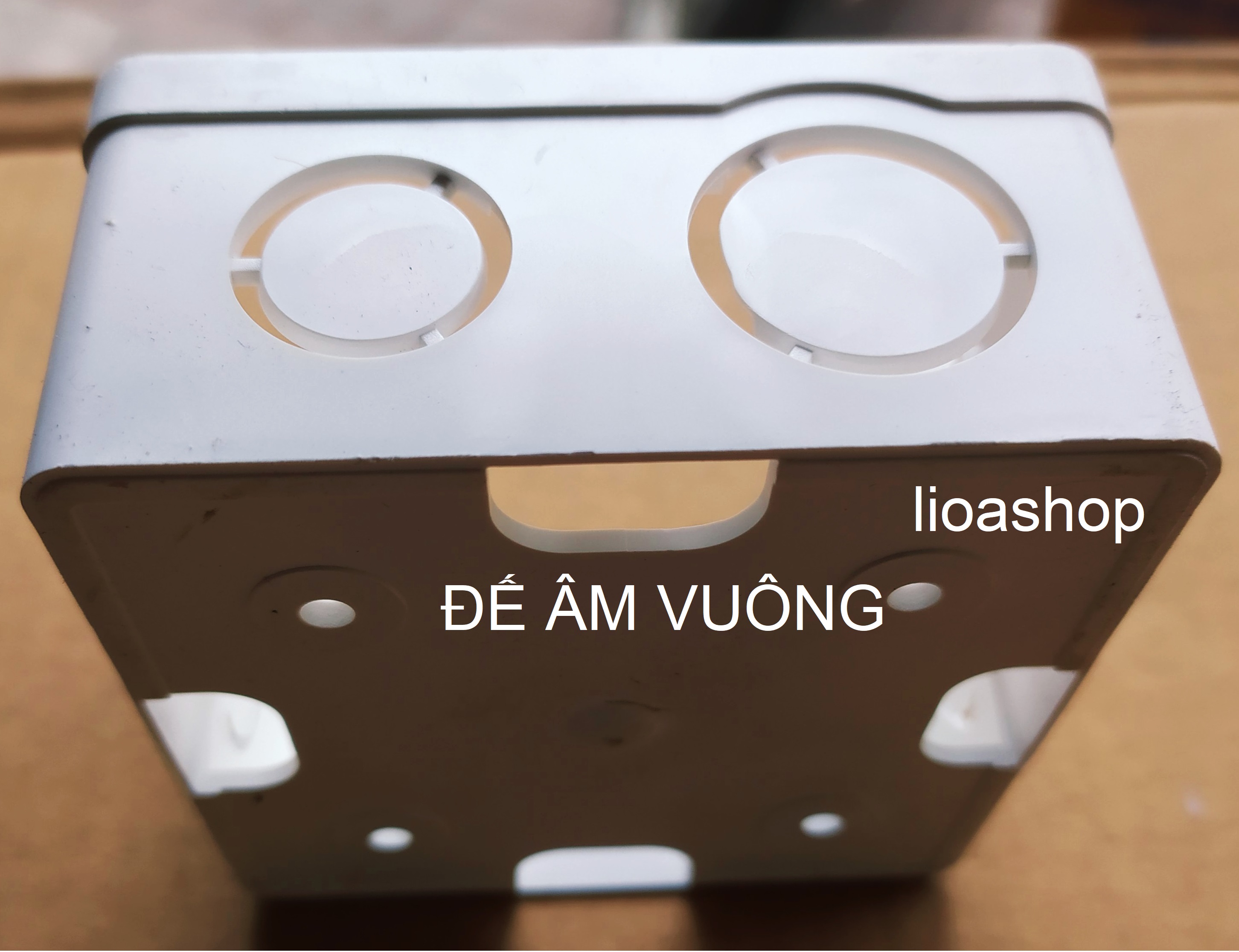 BỘ 3 ĐÉ ÂM - BỘ 3 ĐẾ NỔI  VUÔNG- LiOA.