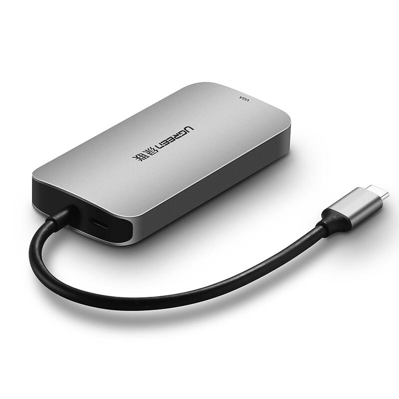 Cáp USB Type C sang VGA, Hub USB 3.0 - Ugreen 50210