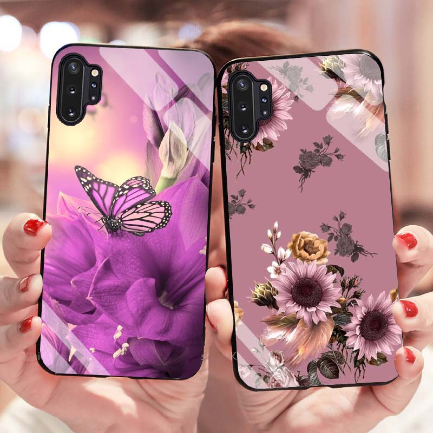 Ốp Samsung Note 10, Note 10 Plus Lưng Kính Cường Lực Mới ƞhất