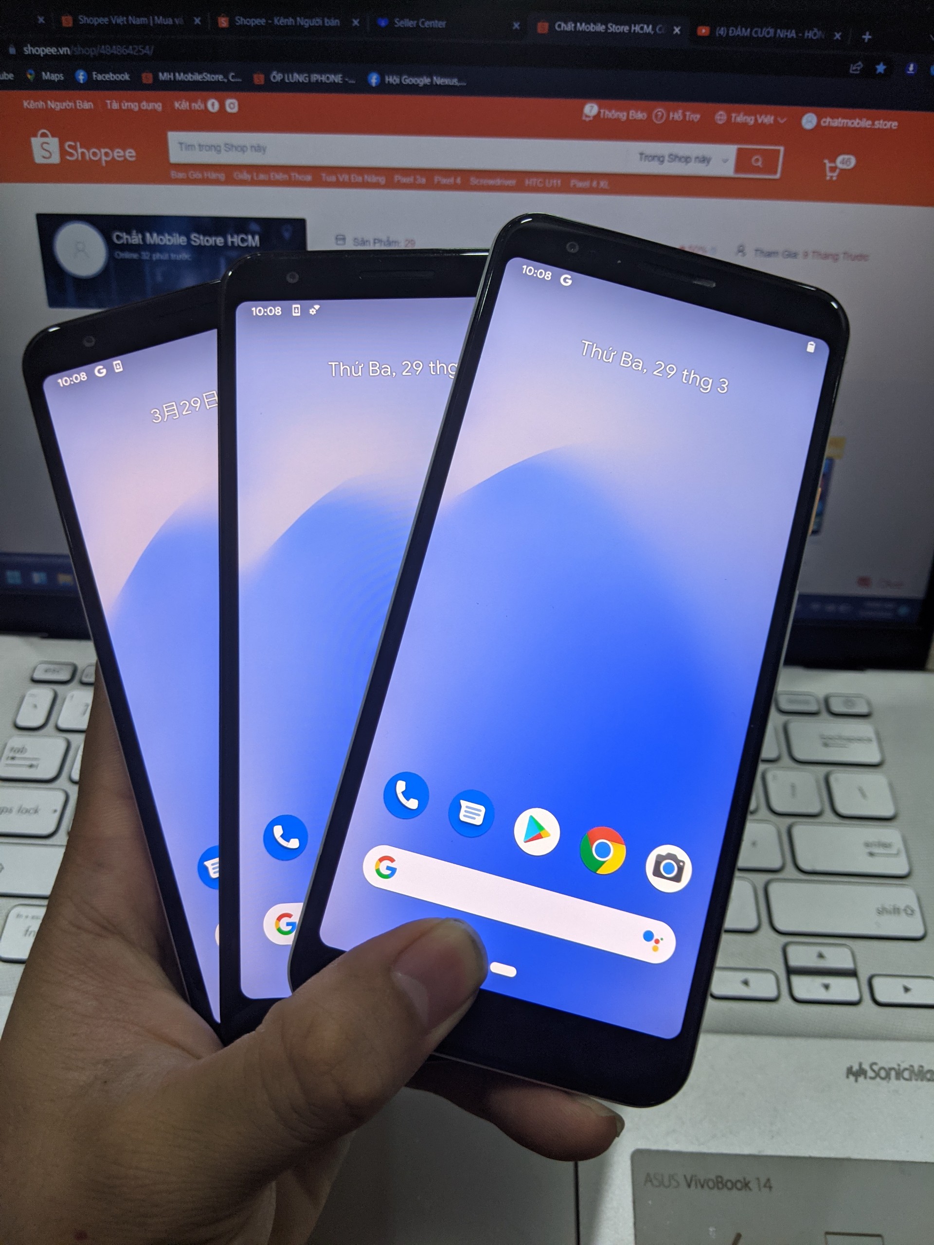 Điện Thoại Google Pixel 3a Bản 4/64GB Quốc Tế.