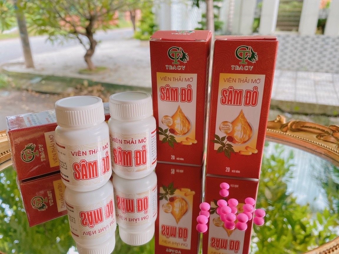 Combo 3 hộp thải mỡ sâm đỏ hỗ trợ giảm 5-9cm