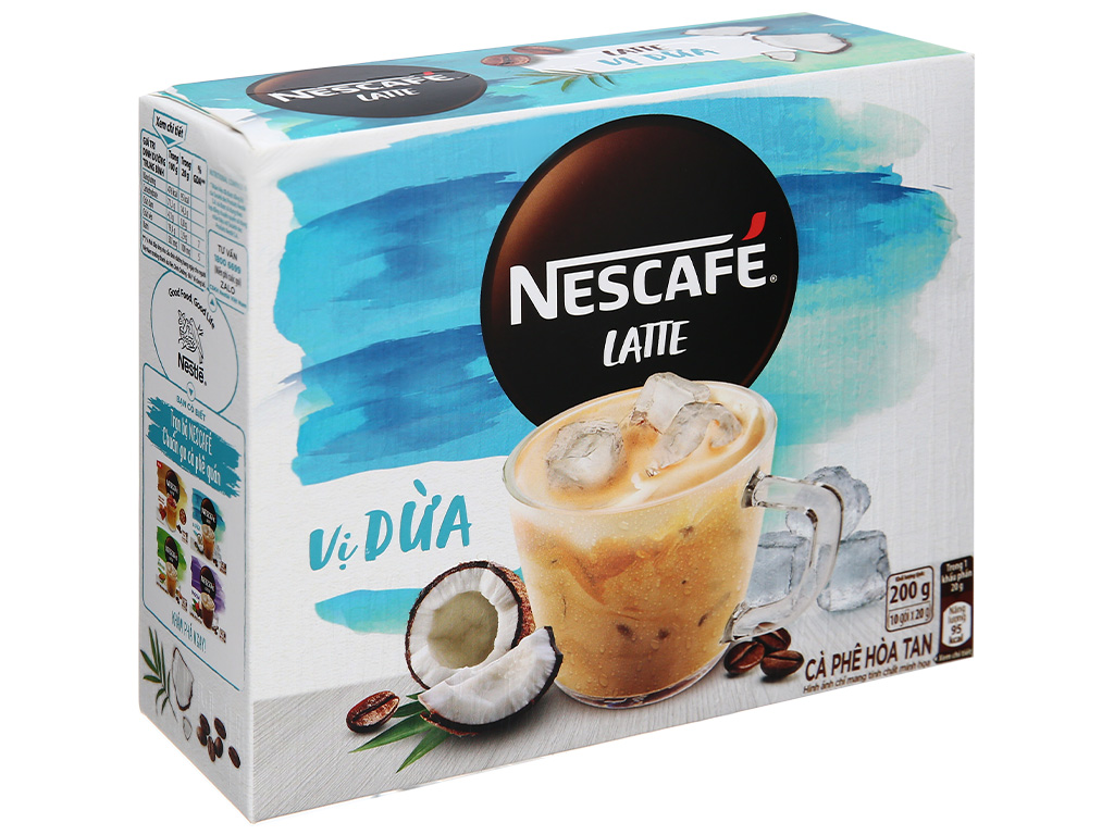 Cà phê hòa tan NESCAFE Sữa Hạt Vị Hạt Phỉ và Hạnh Nhân (240g/hộp)