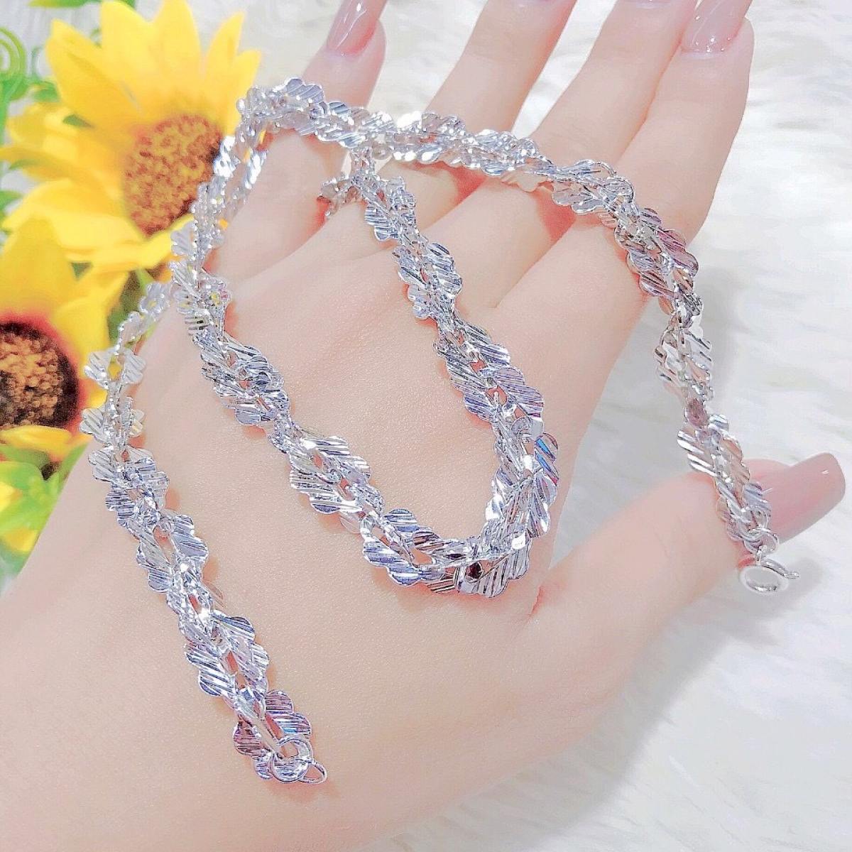 [Dây Chuyền Không Mặt Bạch Kim][CAM KẾT KHÔNG ĐEN KHÔNG NGỨA] - Trang Sức Givi - M. 27.10- dây chuyền nữ đẹp, dây chuyền nữ vàng tây, dây chuyền nữ vàng ta, dây chuyền nữ vàng 24k, dây chuyền nữ bạch kim