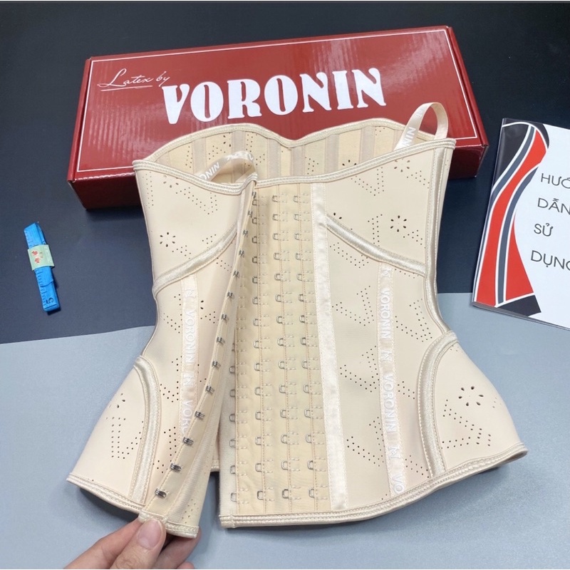 [ Tặng thanh nối + lót liner ] Đai Latex BIẾN NHIỆT Voronin Cao Cấp ( mẫu mới)