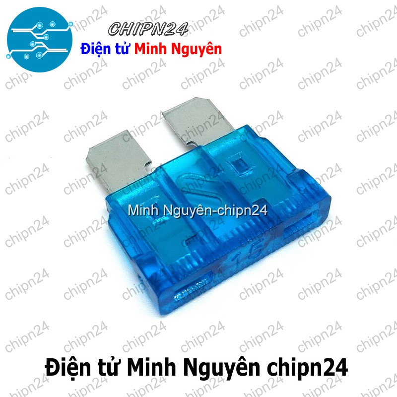 [10 cái] (K441) Cầu chì ô tô 4S 15A Lớn - HH005367