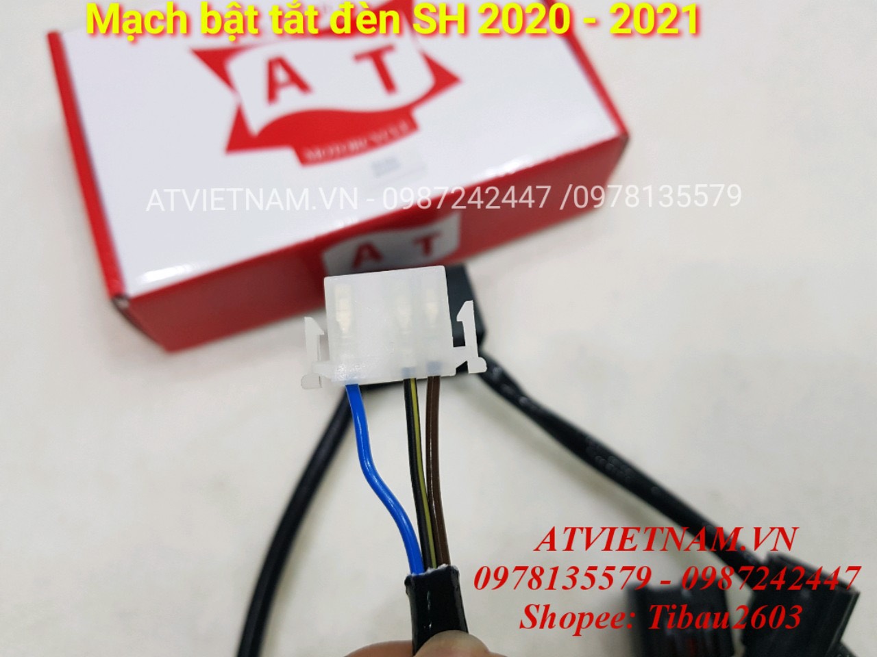 MẠCH TẮT ĐÈN xe SH 2020 - 2021 ( tích hợp passing đèn pha)