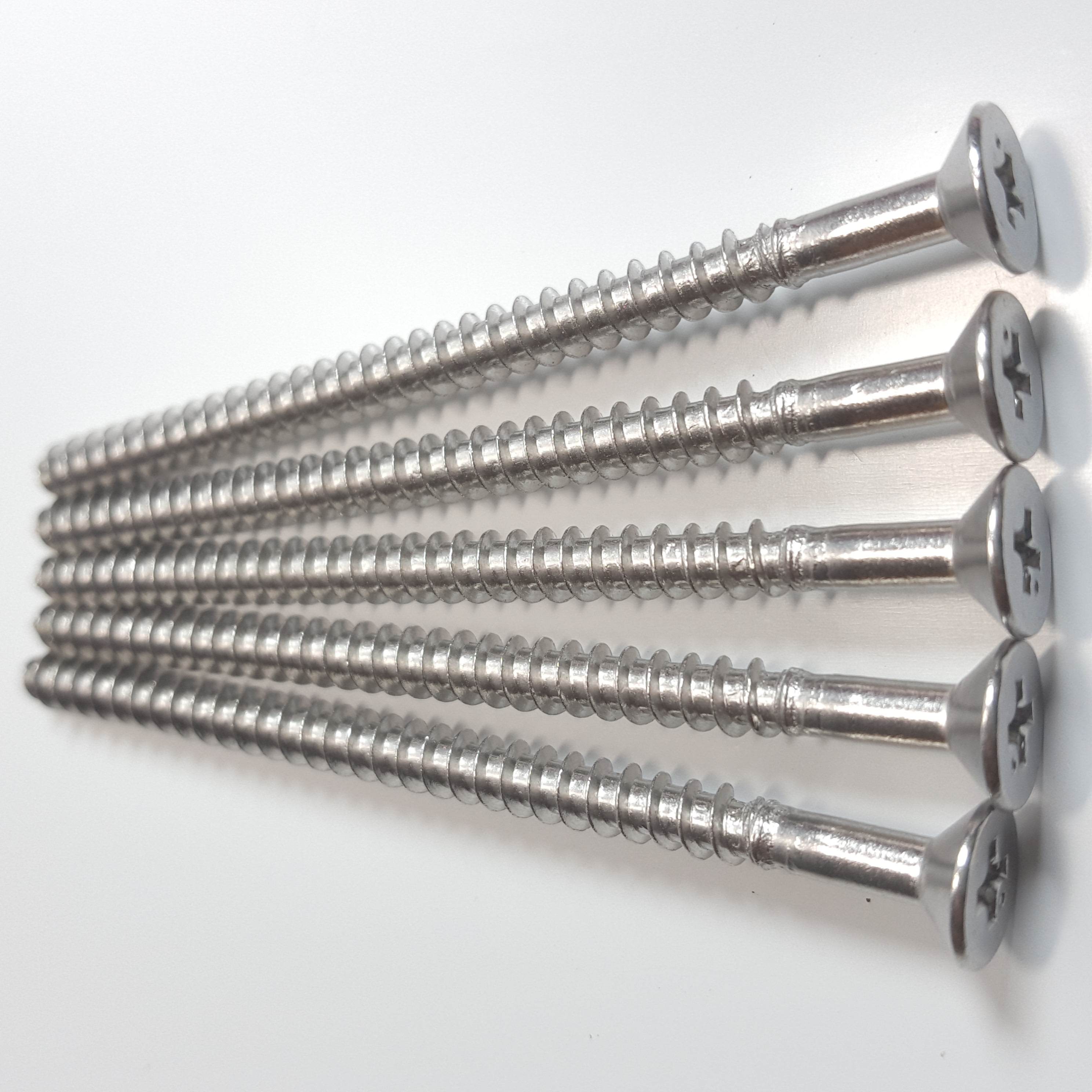20 con vít inox 304 cao cấp 5*80 [đầu bằng ren thưa]