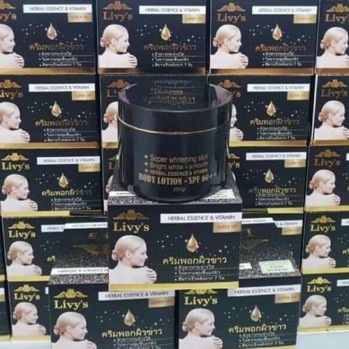 Kem body dưỡng da Livy's Đen