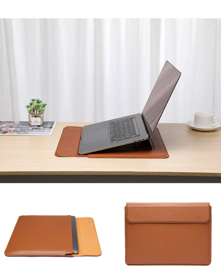 (4 màu) Bao da, túi da đựng Macbook, Laptop, Surface pro4,5,6,7 và pro X cao cấp