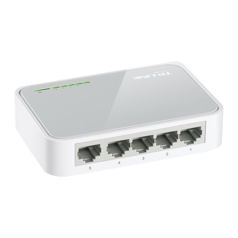 Switch chia mạng 5 port tp-link tl-sf1005d trắng