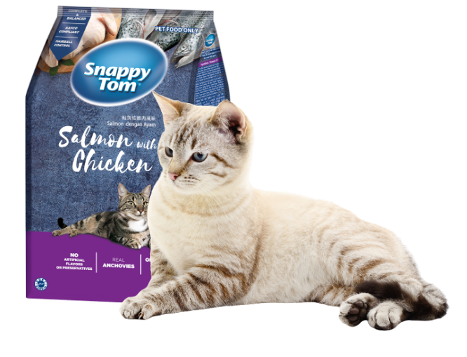 [hoả tốc pettohouse] Thức ăn cho mèo Snappy Tom 8kg salmon with chicken