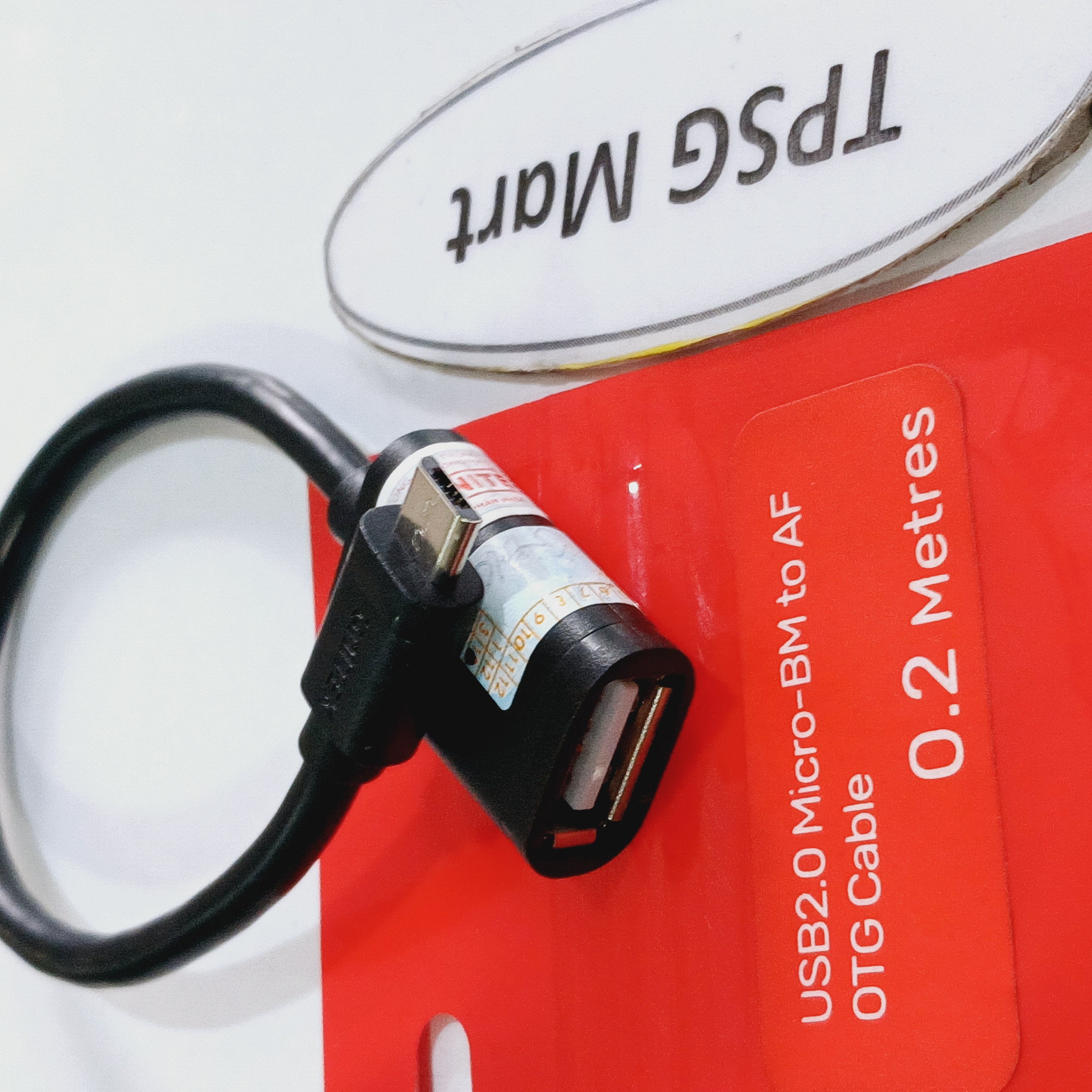 Cáp otg micro usb / chuẩn cắm micro usb ra usb 2.0 - đoạn dây